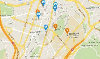 新西兰奥克兰地图