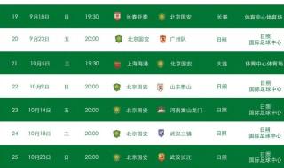 足协杯赛程安排表