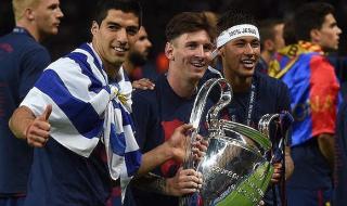 梅西c罗内马尔合照